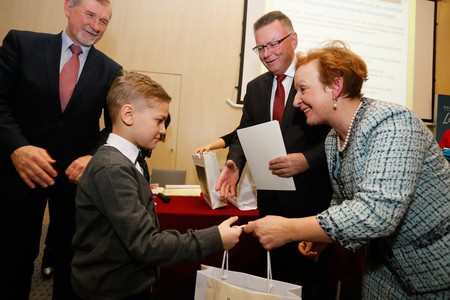 Uroczyste wręczenie nagród w marszałkowskich konkursach edukacyjnych, fot. Mikołaj Kuras
