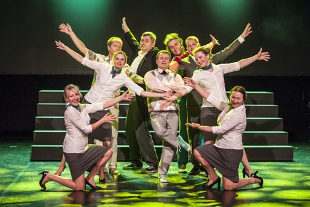 „Odlot" w Teatrze Wilama Horzycy, fot. Andrzej Goiński