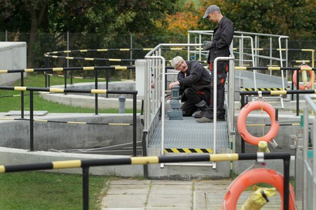 Oczyszczalnia ścieków w Warlubiu w powiecie świeckim