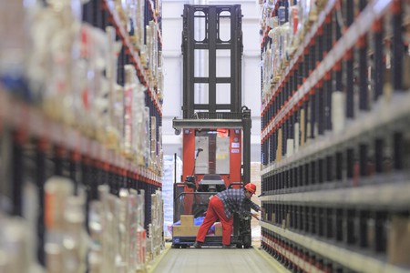 Magazyny firmy Rossmann w Grudziądzu, fot. Daniel Pach