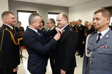 Strażacka uroczystość w Łubiance, fot. Mikołaj Kuras