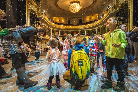 Warsztaty teatralne dla dzieci w Teatrze im. Wilama Horzycy fot. Szymon Zdziebło/tarantoga.pl