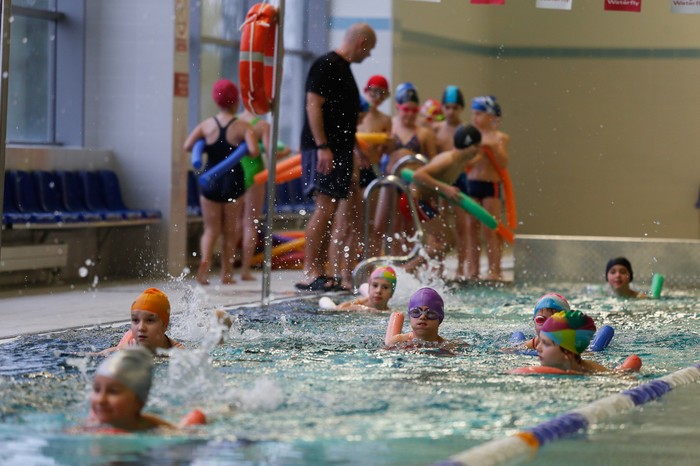 Podsumowanie ubiegłorocznej edycji programu „Umiem pływać”, grudzień 2016; fot. Mikołaj Kuras dla UMWKP