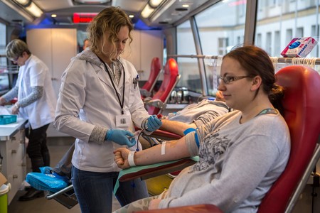 Podczas ostatniej akcji krew oddało 29 osób, fot. Szymon Zdziebło/Tarantoga.pl