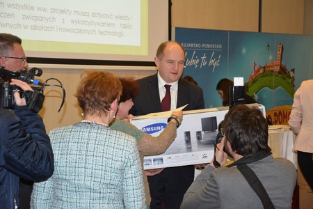 Marszałek Piotr Całbecki podczas gali nagród 2016