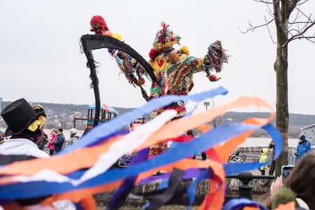 Korowód grup zapustnych po raz 28 przeszedł ulicami Włocławka, fot. Tymon Markowski