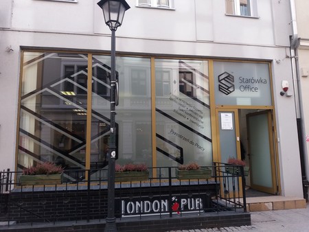 Widok z ulicy biuro LGD dwie rzeki.