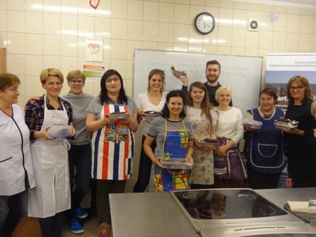 Warsztaty kulinarne w Zespole Szkół Centrum Kształcenia Praktycznego w Grubnie