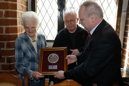 Wręczenie medalu Unitas Durat Palatinatus Cuiaviano-Pomeranensis dr Cecylii Łubieńskiej-Iwaniszewskiej, fot. Mikołaj Kuras