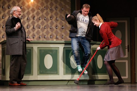 ,,Poskromienie złośnicy” w Teatrze im. Wilama Horzycy w Toruniu, fot. Mikołaj Kuras