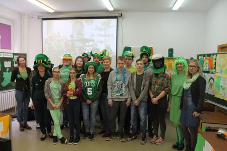Uczestnicy II Miedzyszkolnego Konkursu o Św. Patryku