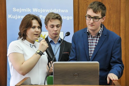 Finał XIII Regionalnego Konkursu Wiedzy o Samorządzie Terytorialnym dla uczniów szkół ponadgimnazjalnych, fot. Jacek Piotrowski