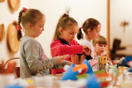 Warsztaty plastyczne w Muzeum Ziemi Kujawskiej i Dobrzyńskiej we Włocławku, fot. Mikołaj Kuras