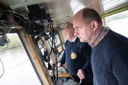 Podczas rejsu z Bydgoszczy do Solca Kujawskiego, fot. Tymon Markowski