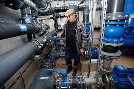 Stacja wodociągowa w Grążawach, fot. Mikołaj Kuras