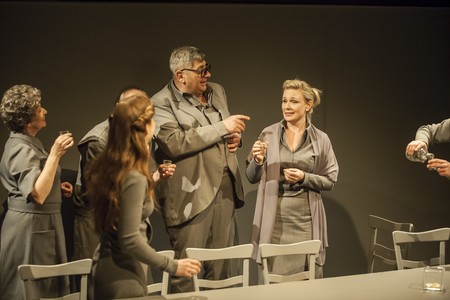 „Napis” Géralda Sibleyrasa w reżyserii Pawła Paszty to czwarta premiera sezonu w Teatrze im. Wilama Horzycy w Toruniu, fot. Andrzej Goiński