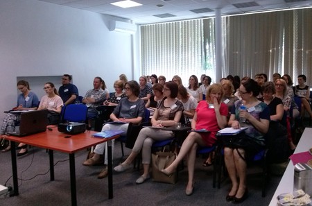 Uczestnicy szkolenia Podejrzenie przemocy domowej wobec dziecka - diagnoza i interwencja, Toruń, 19.05.2017 r., fot. Biuro Wsparcia Rodziny i Przeciwdziałania Przemocy;