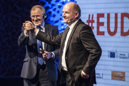 Debata „Inwestujemy w zdrowie! Plan inwestycyjny dla Europy” na toruńskich Jordankach, fot. Andrzej Goiński/ UMWKP