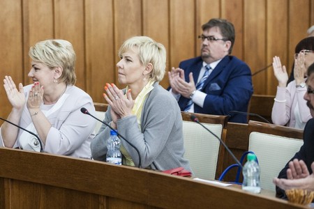 Sesja absolutoryjna sejmiku województwa, fot. Andrzej Goiński/UMWKP