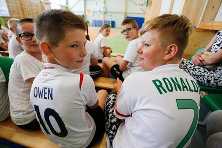 Uroczyste otwarcie sali gimnastycznej w Świerczynkach, fot. Mikołaj Kuras