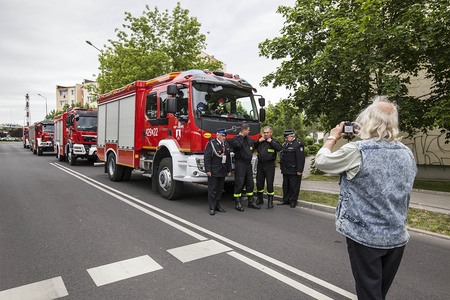 Spotkanie ze strażakami w Solcu Kujawskim, fot. Tymon Markowski