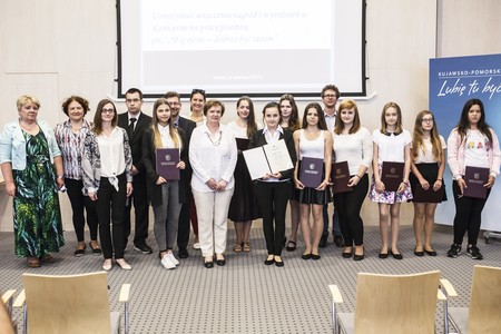 Uroczyste wręczenie nagród w konkursie „Mój ojciec – dobrze być razem”, fot. Andrzej Goiński