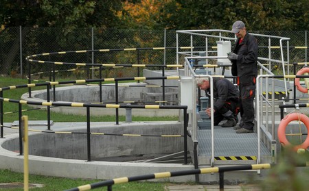 Oczyszczalnia w Warlubiu pow. świecki; fot. z arch. UMWKP