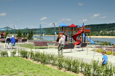 Bulwary im. Marszałka J. Piłsudskiego we Włocławku, zrewitalizowane dzięki wsparciu z RPO na lata 2007-2013, fot. Wojtek Szabelski/Freepress.pl