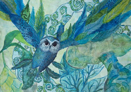 Wizerunek sowy w interpretacji Alexandry Seici z Rumunii, lat 16