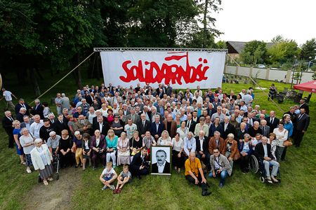 Spotkanie w Przysieku z okazji 37. rocznicy podpisania Porozumien Sierpniowych, fot. Mikołaj Kuras