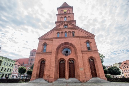 Budynek po byłym zborze ewangelickim na toruńskim Rynku Nowomiejskim, fot. materiały Teatru Muzycznego