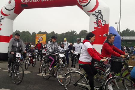 Rajd rowerowy w Toruniu, fot. Dorota Grzybowska