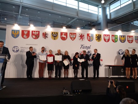 wręczenie wyróżnień Złoty Medal Targów MTP