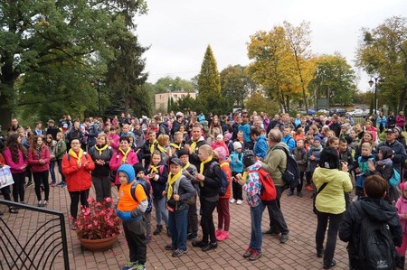 Podpis pod foto: 50. Rajd Pieszy Szlakiem Fryderyka Chopina, fot. Zamek w Golubiu-Dobrzyniu