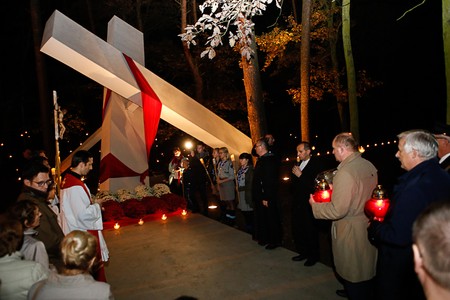 Obchody 33. rocznicy męczeńskiej śmierci błogosławionego księdza Jerzego Popiełuszki w Górsku, fot. Mikołaj Kuras