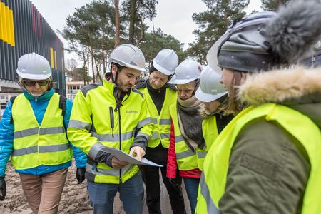 Dzień otwarty na budowie szpitala, fot. Szymon Zdziebło/Tarantoga.pl