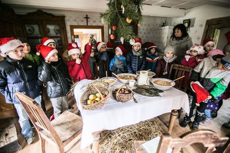 Spotkanie mikołajkowe dla najmłodszych w Muzeum Etnograficznym w Toruniu, fot. Andrzej Goiński