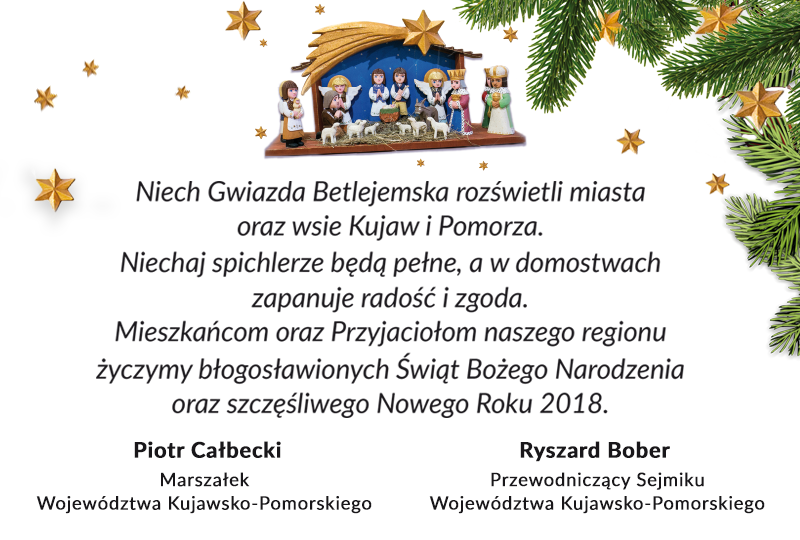 Świąteczne życzenia dla mieszkańców województwa