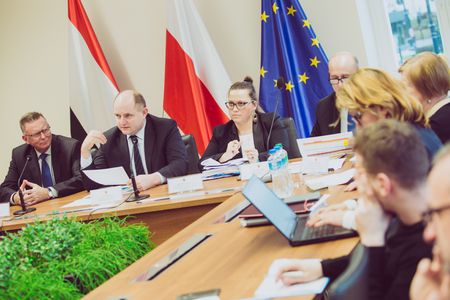 Konferencja prasowa na temat stanu wdrażania Regionalnego Programu Operacyjnego, fot. Andrzej Goiński