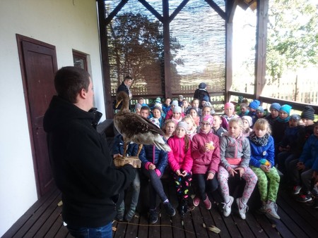 Nadgoplański Park Tysiąclecia, Walory przyrodnicze i krajobrazowe Parku podczas Rajdu Pieczonego Ziemniaka w OEE "Rysiówka", Szkoła Podstawowa Radziejów - 10.10.2017 r.