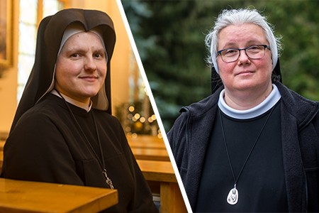 s. Magdalena Ruczyńska i s. Jana Majewska, kolarz zdjęć autorstwa Filipa Kowalkowskiego oraz Łukasza Piecyka