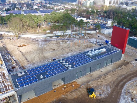 Budynek nowej kotłowni, fot. Sky Drone Studio dla KPIM