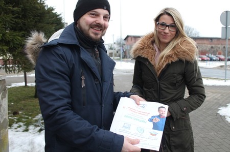 Do głosowania zachęcają między innymi przedstawiciele gminy Unisław, fot. archiwum gminy Unisław