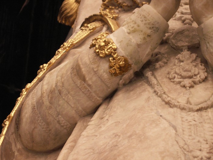 Detale pomnika grobowego Anny Wazówny w kościele NMP w Toruniu, fot. z archiwum bohaterki wywiadu