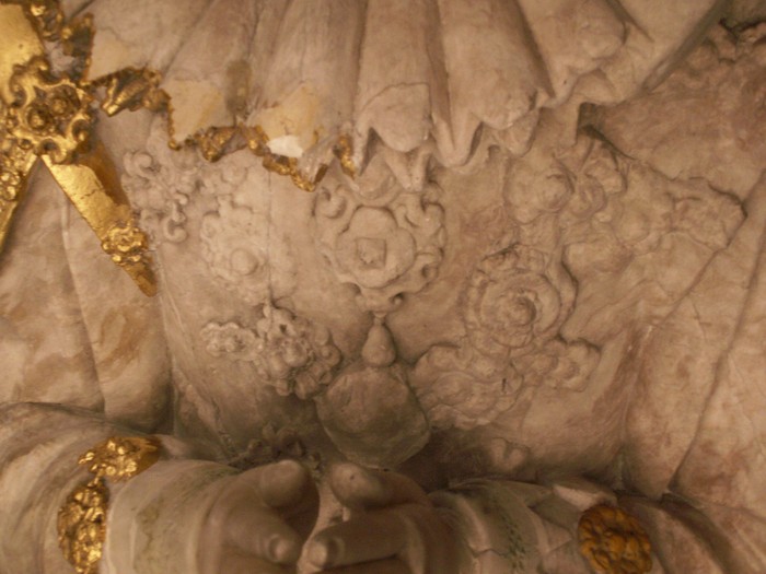 Detale pomnika grobowego Anny Wazówny w kościele NMP w Toruniu, fot. z archiwum bohaterki wywiadu