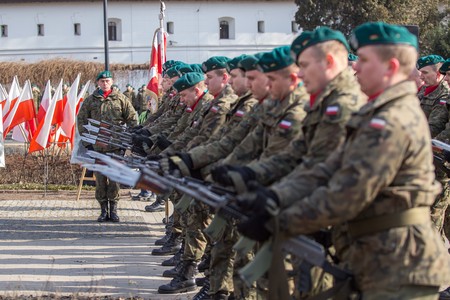 Toruńskie obchody Narodowego Dnia Pamięci Żołnierzy Wyklętych, fot. Szymon Zdziebło/tarantoga.pl