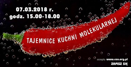 Plakat - Tajemnice kuchni molekularnej