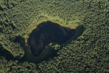 Jedno z oczek rezerwatu Dury fot. Jarosław Tarczykowski