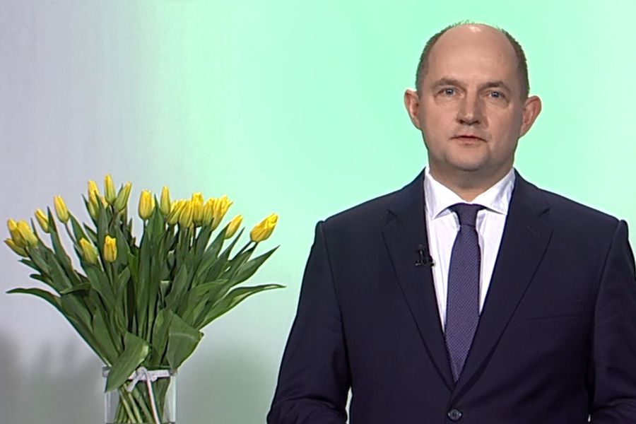 Marszałek Województwa Kujawsko-Pomorskiego Piotr Całbecki - życzenia Wielkanocne