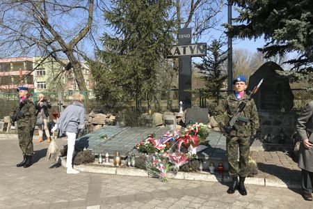 Obchody 78. rocznicy zbrodni katyńskiej w Bydgoszczy, fot. Zbigniew Ostrowski